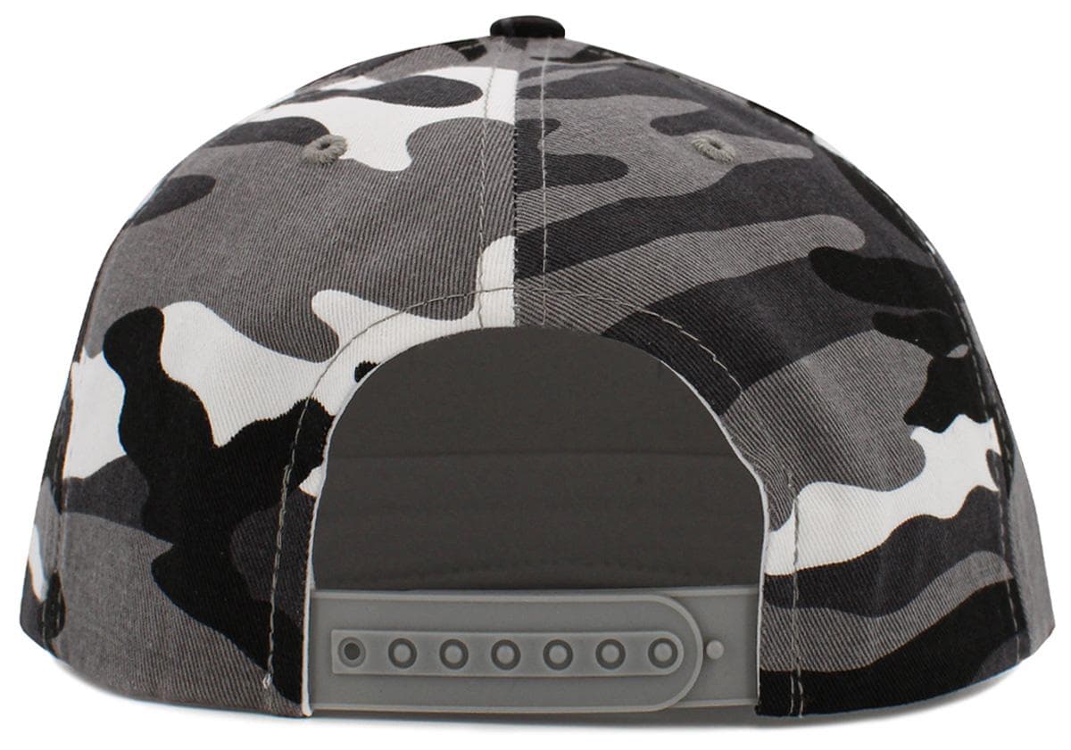 KB Ethos KNW-1467 Cotton Solid Snapback in City Camo — view 3