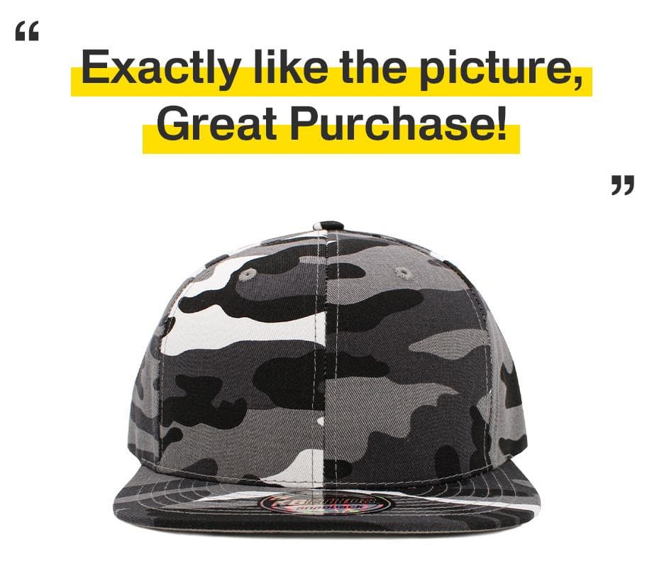 KB Ethos KNW-1467 Cotton Solid Snapback in City Camo — view 6