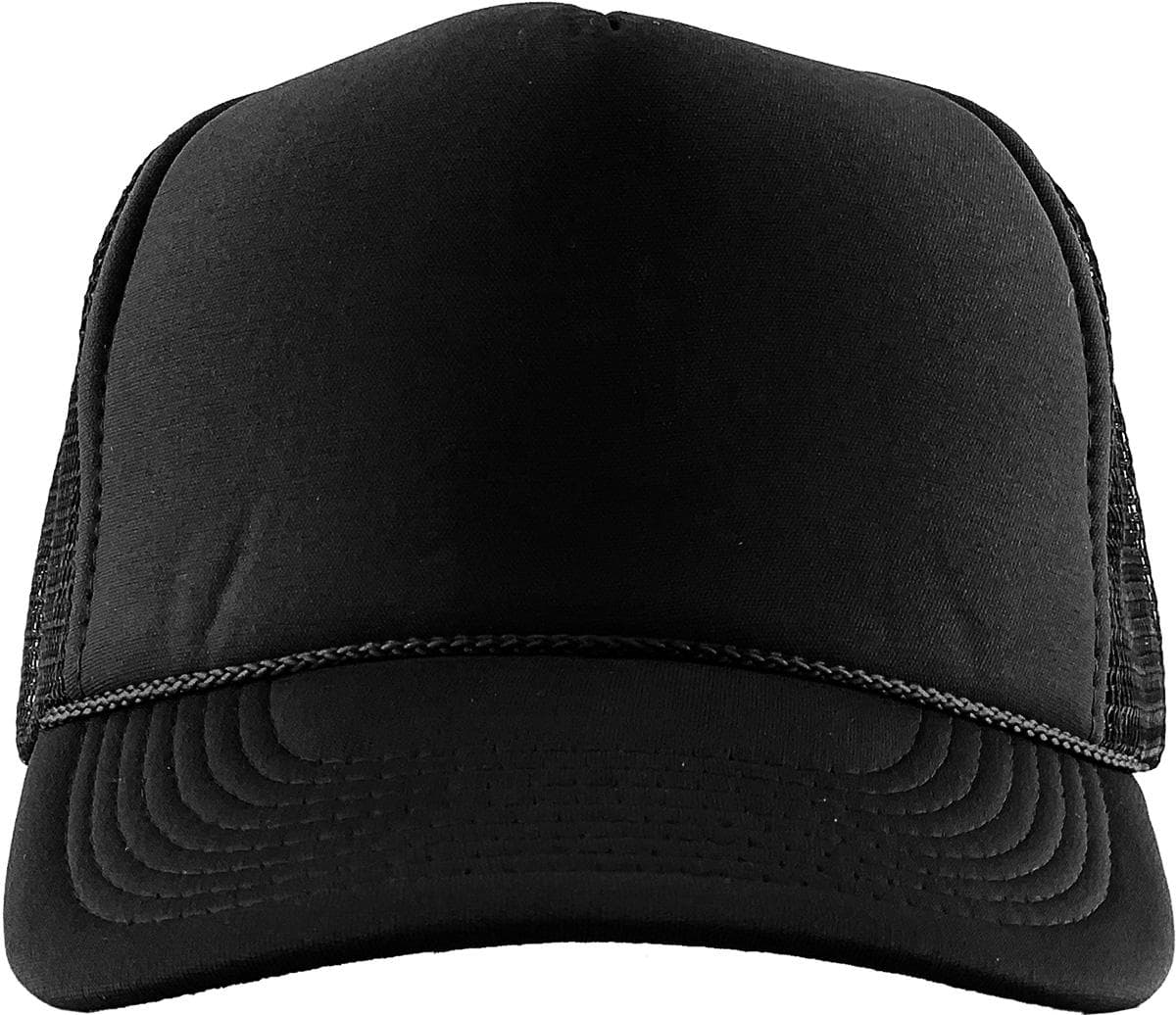 KB Ethos TRUCKER Foam Front Trucker in Black — view 2