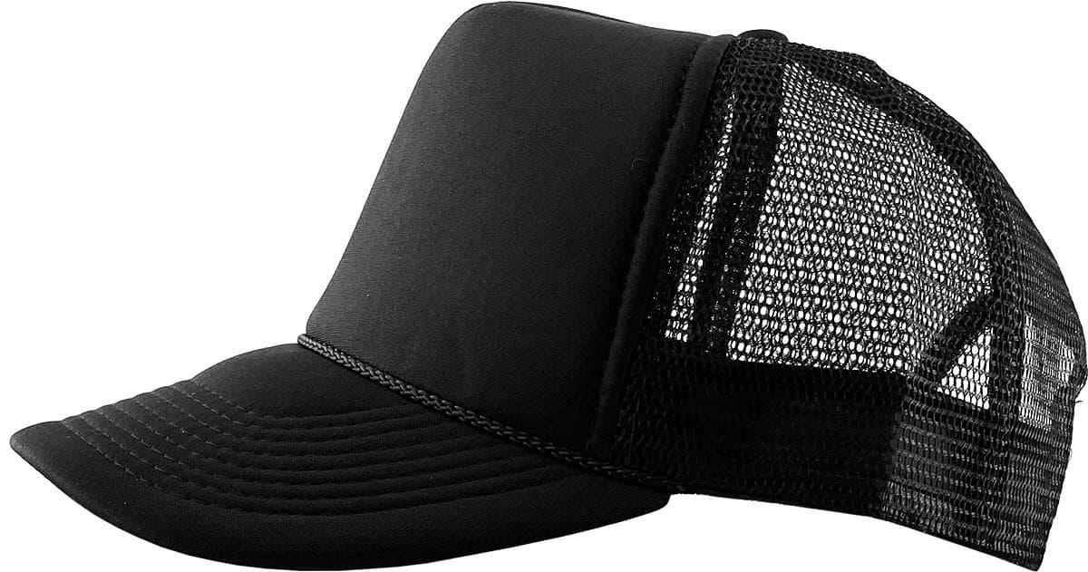KB Ethos TRUCKER Foam Front Trucker in Black — view 3