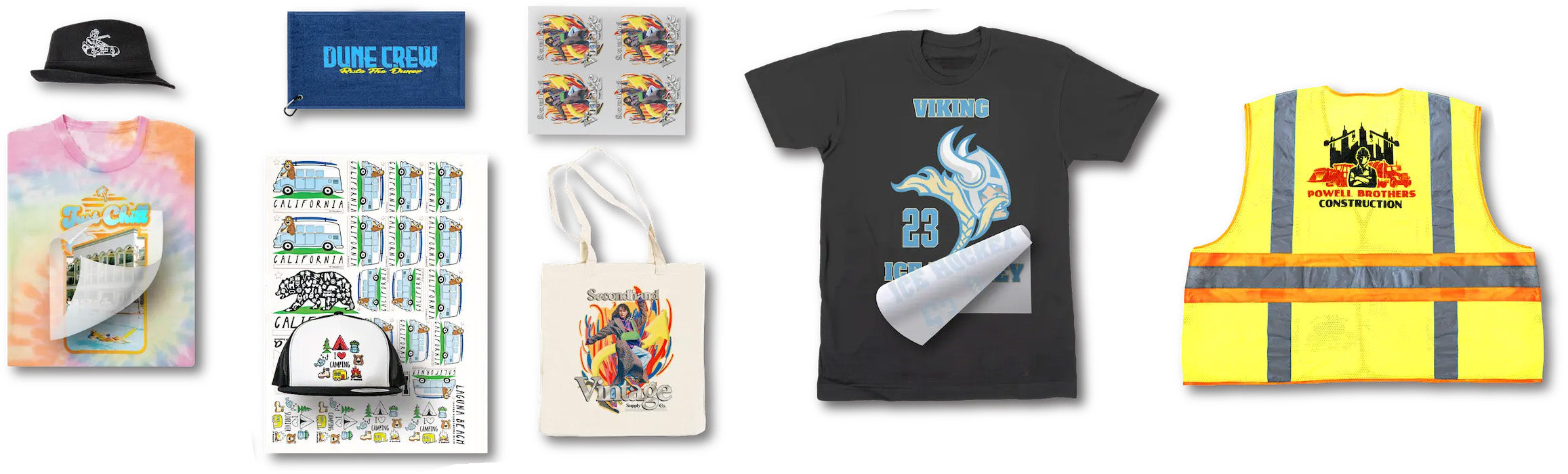 Custom multi-color EPT screen printed design print view