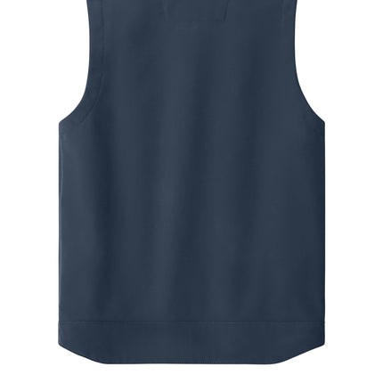 Carhartt Rain Defender Soft Shell Vest Navy Back Side