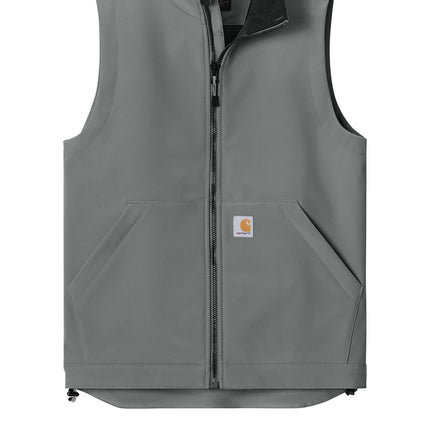 Carhartt Rain Defender Soft Shell Vest Grey Front Side