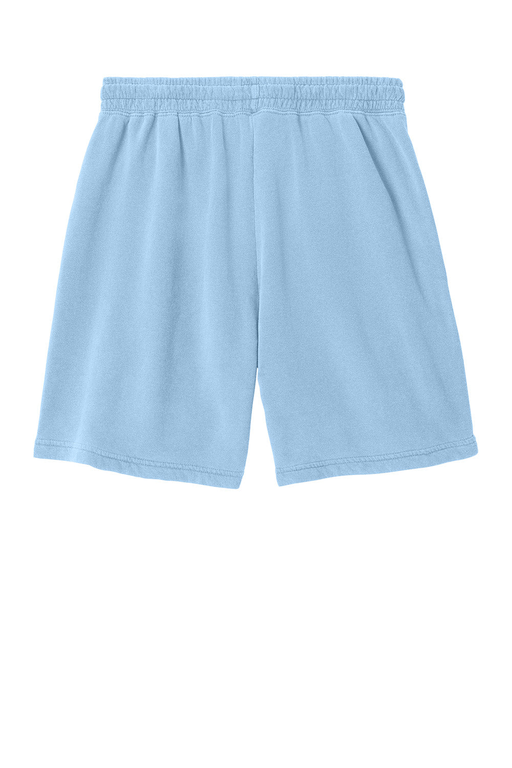 Lightweight Comfort Colors® sweatshort in Hydrangea color, featuring a flat back design, by Print-View.