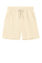 Ivory Comfort Colors® lightweight sweatshort with a flat front design, ideal for casual wear and comfortable fit.
