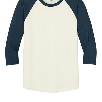 Jerzees® Unisex Premium Blend Combed Ring Spun 3/4-Sleeve Raglan Tee