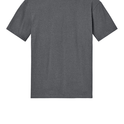 Gildan Hammer Maxweight Tee back view - gray - durable 7oz cotton tee for personalized merchandise