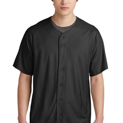 New Era Full-button baseball jersey