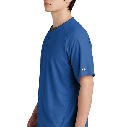 Full-button baseball jersey