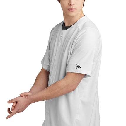 Full-button baseball jersey