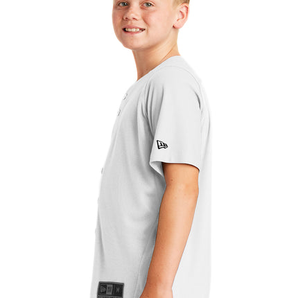 New Era youth Full-button baseball jersey