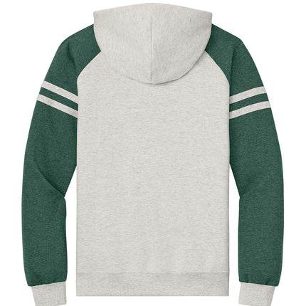 Jerzees® Unisex NuBlend® Varsity Colorblock Hooded Sweatshirt