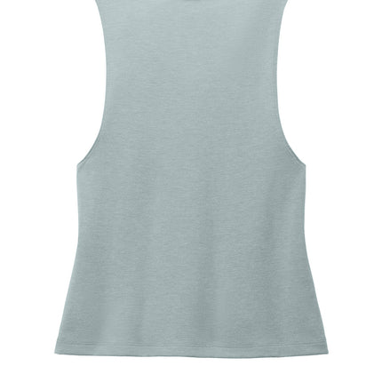 Light blue sleeveless top on a white background