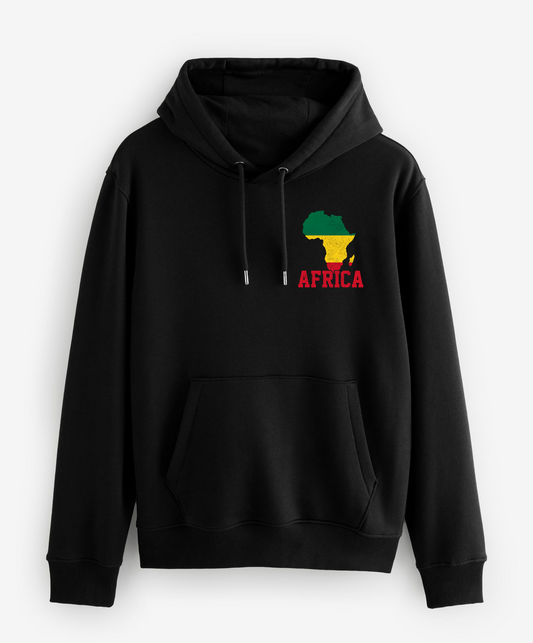 Africa Flag Left Chest hoodie