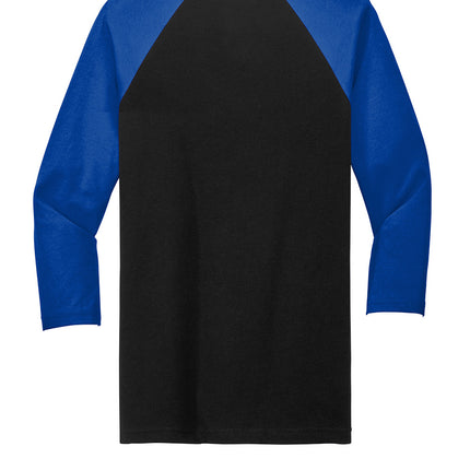 BELLA+CANVAS® Unisex 3/4-Sleeve Baseball Tee