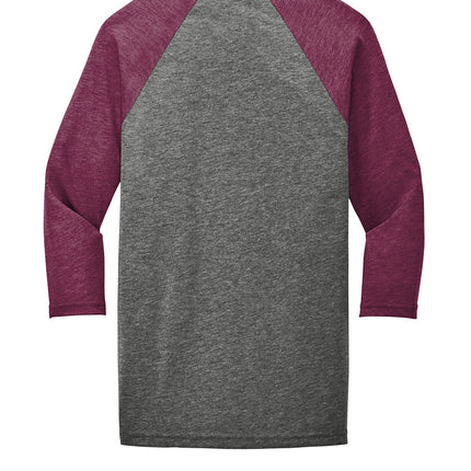 BELLA+CANVAS® Unisex 3/4-Sleeve Baseball Tee