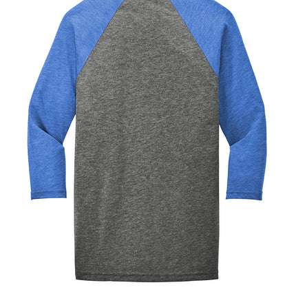BELLA+CANVAS® Unisex 3/4-Sleeve Baseball Tee