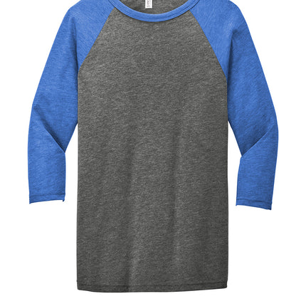 BELLA+CANVAS® Unisex 3/4-Sleeve Baseball Tee
