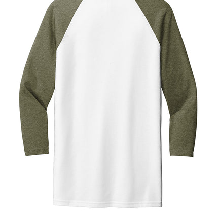 BELLA+CANVAS® Unisex 3/4-Sleeve Baseball Tee