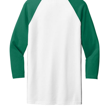 BELLA+CANVAS® Unisex 3/4-Sleeve Baseball Tee