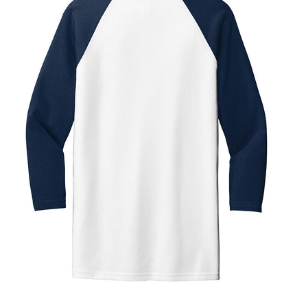 BELLA+CANVAS® Unisex 3/4-Sleeve Baseball Tee