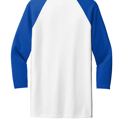 BELLA+CANVAS® Unisex 3/4-Sleeve Baseball Tee