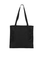 Black Port Authority® Circuit Tote bag with flat front design, made by Print-View, perfect for carrying essentials in style.
