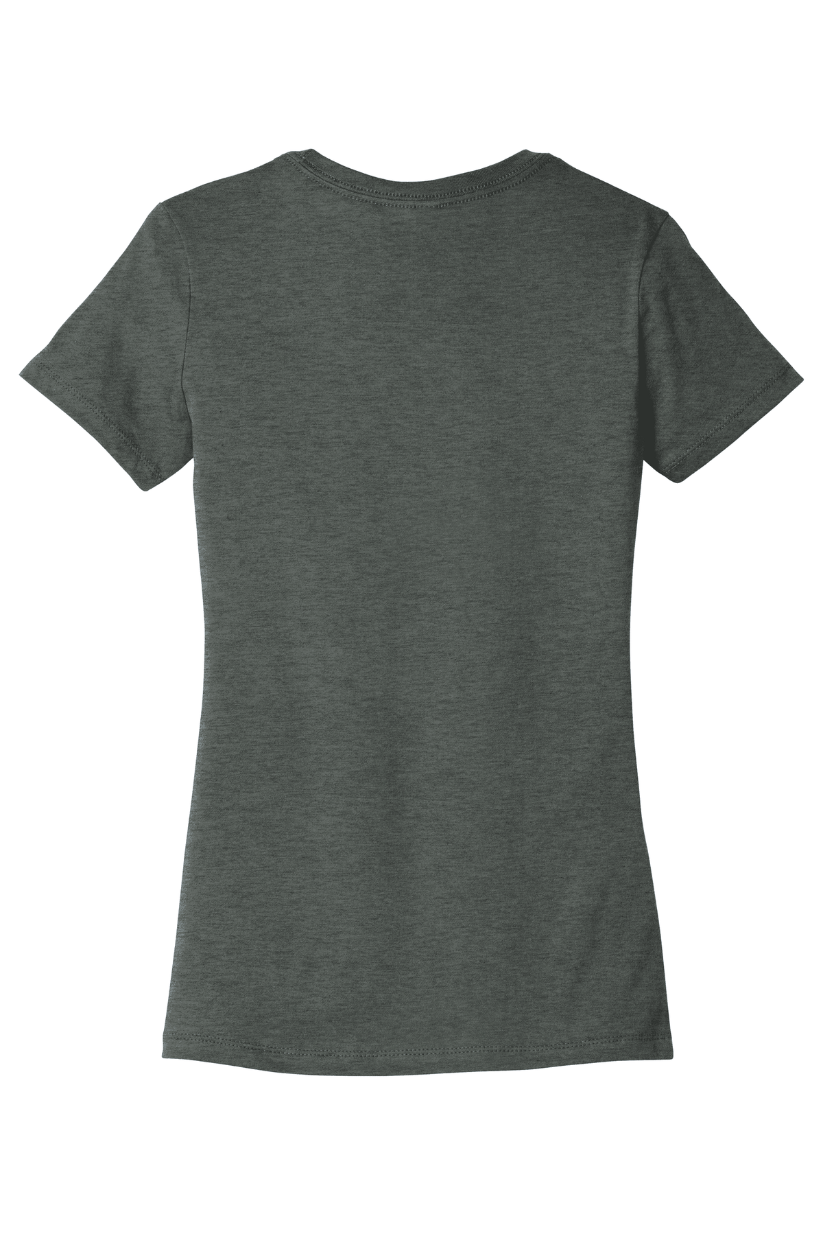 Charcoal grey Bella Canvas women's slim fit T-shirt with a printed design, made from soft, comfortable fabric.