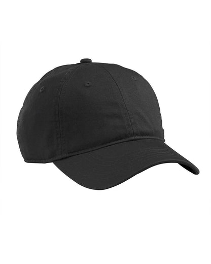 Black Print-View baseball cap with unstructured design and printed view, casual men's baseball hat for everyday wear.