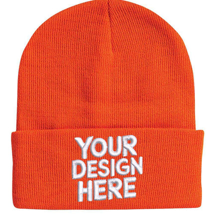 Design your custom embroidered beanie with  your your logo