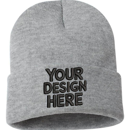 Design your custom embroidered beanie with  your your logo