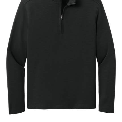 Black unisex 1/4 Zip Sweatshirt print View