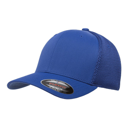  Blue Mesh Fitted Hat Print View
