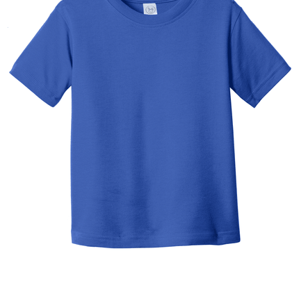 Blue Toddler Fine Jersey Tee – Soft Cotton Custom T-Shirt for Kids by Print View