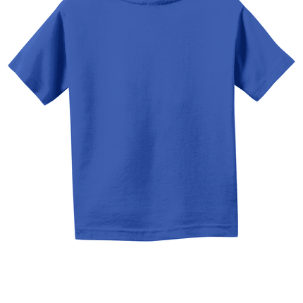 Blue Toddler Fine Jersey Tee – Soft Cotton Custom T-Shirt for Kids by Print View back
