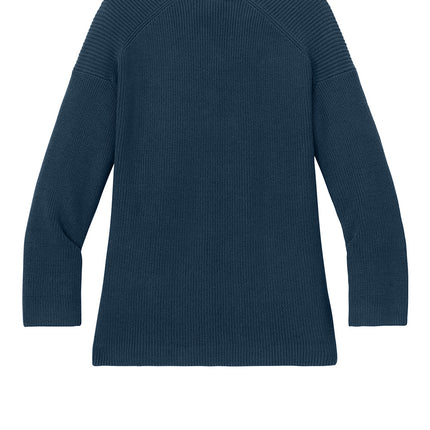 Blue Mercer+Mettle women’s open cardigan back view