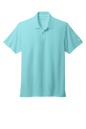 Men's Brooks Brothers mesh pique polo shirt with moisture-wicking fabric in mint, featuring a classic fit and breathable design.