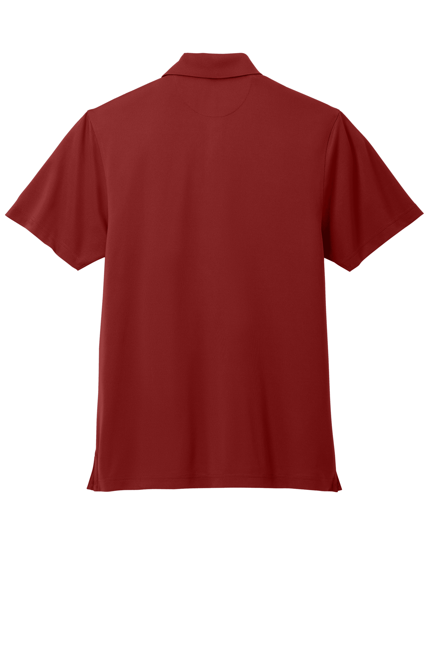 Brooks Brothers men's mesh pique performance polo shirt in red, featuring moisture-wicking fabric and a classic fit.