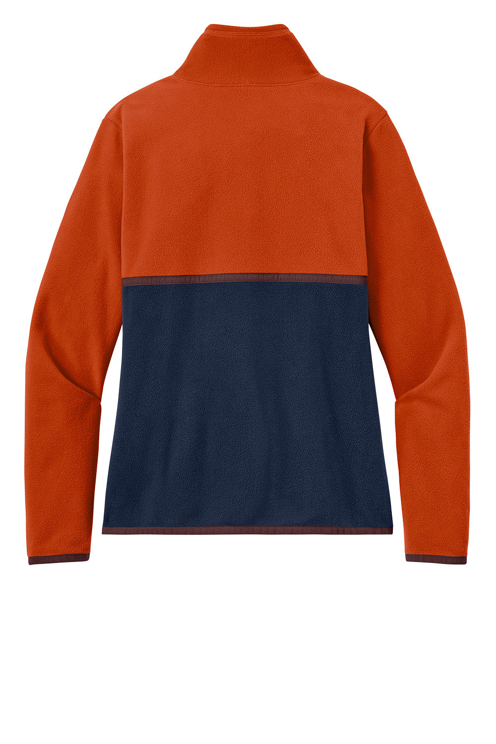 Cotopaxi Women’s Amado 1/2-Zip Fleece jacket in canyon maritime color, shown from the back with a flat, smooth fabric finish.