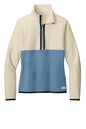 Cream Cotopaxi Women’s Amado 1/2-Zip fleece jacket with a flat front, designed for warmth and comfort.