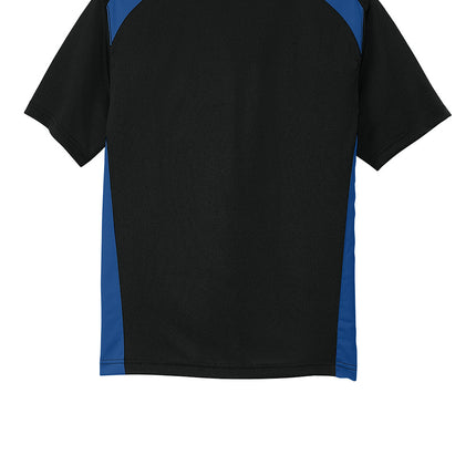 conrer stone Black royal flat polo back view 