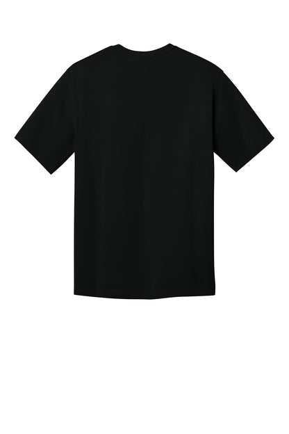 Black CornerStone Workwear Pro short sleeve T-shirt by Print-View, shown from the back with a clean design and comfortable fit.