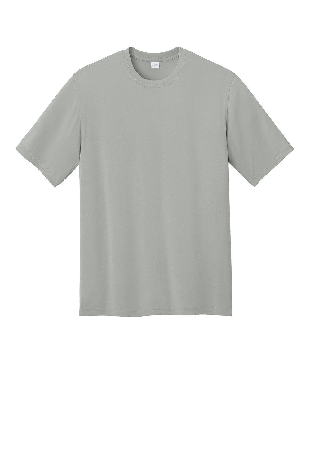 Light grey CornerStone® Workwear Pro short sleeve T-shirt by Print-View, shown from the front on a flat surface.
