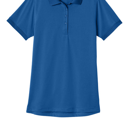 Royal blue CornerStone® Women’s Workwear Pro Polo by Print-View, front view showing breathable fabric and classic fit.