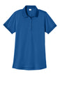 Royal blue CornerStone® Women’s Workwear Pro Polo by Print-View, front view showing breathable fabric and classic fit.