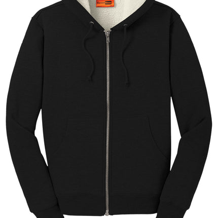 CornerStone® Heavyweight Sherpa-Lined Hooded Fleece Jacket