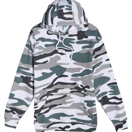 print view camo hoodie sweatshirt