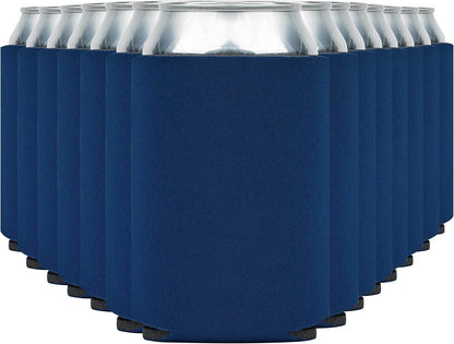 Royal blue Print View can cooler koozie with soft insulation, perfect for keeping drinks cold and featuring printed or customizable designs.