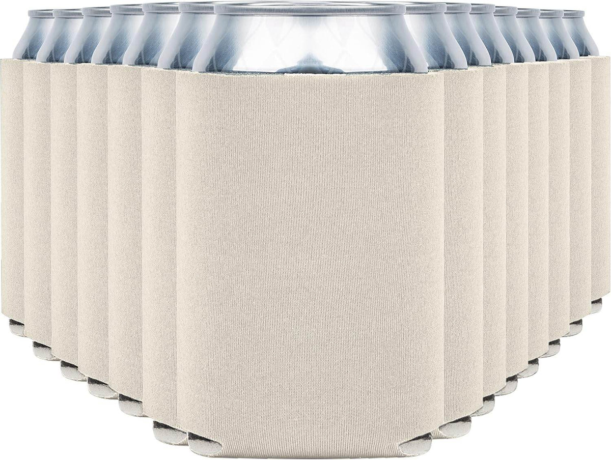 Print View soft insulated can cooler koozie with stone print, keeps drinks cold and fits standard cans, customizable option included.