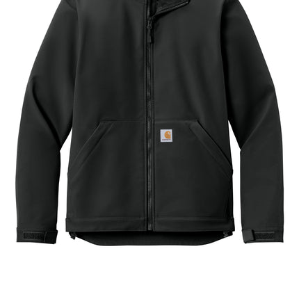 Carhartt Rain Defender Soft Shell Jacket Black Front